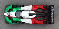 Bild zum Inhalt: In den italienischen Farben: Lamborghini SC63 erstrahlt für 2025 im neuen Design
