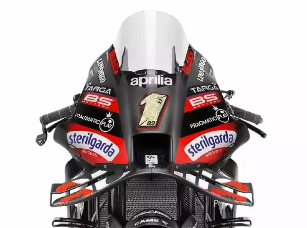 Titel-Bild zur News: Die Aprilia RS-GP25 von Weltmeister Jorge Martin