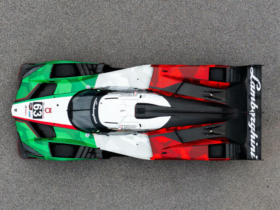 Das neue Design des Lamborghini SC63 greift die italienischen Farben auf