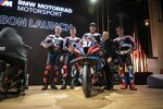 Das BMW-Werksteam der EWC mit Sylvain Guintoli, Steven Odendaal, Markus Reiterberger und Hannes Soomer