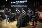 Das BMW-Werksteam der EWC mit Sylvain Guintoli, Steven Odendaal, Markus Reiterberger und Hannes Soomer