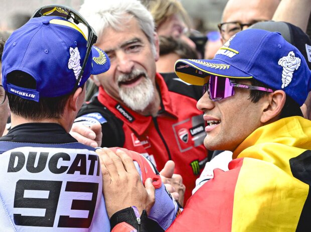 Marc Marquez, Gigi Dall'Igna, Jorge Martin Marc Marquez, Gigi Dall'Igna, Jorge Martin