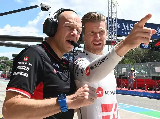 Renningenieur Gary Gannon und Nico Hülkenberg Titel-Bild zur News: Renningenieur Gary Gannon und Nico Hülkenberg