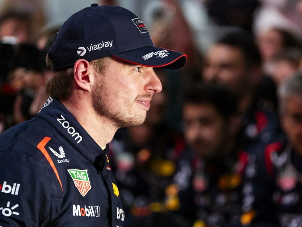 Max Verstappen im Parc ferme