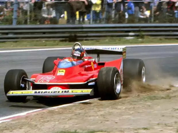 Ferrari-Fahrer Gilles Villeneuve: schnell und spektakulär Titel-Bild zur News: Ferrari-Fahrer Gilles Villeneuve: schnell und spektakulär