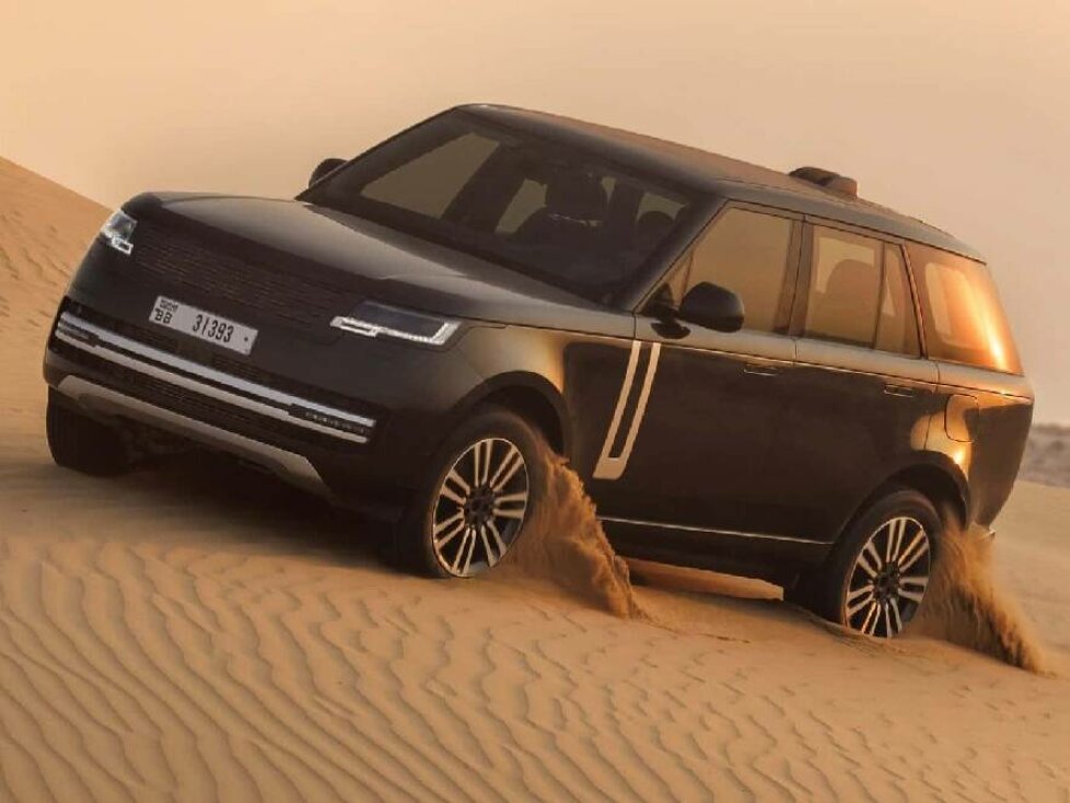 Der elektrische Range Rover bei Wüstentests