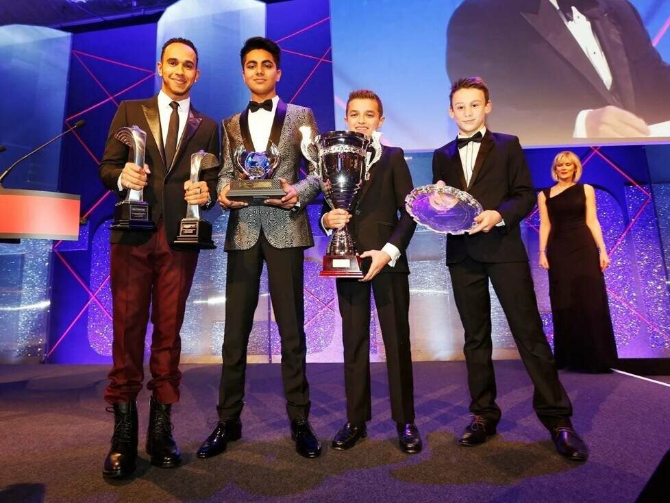 Lewis Hamilton und Lando Norris bei den Autosport Awards