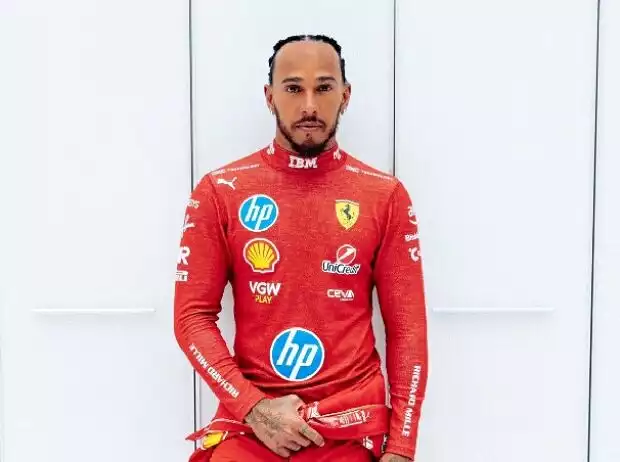 Lewis Hamilton zum ersten Mal im Ferrari-Outfit Titel-Bild zur News: Lewis Hamilton zum ersten Mal im Ferrari-Outfit