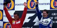 Michael Schumacher, Jacques Villeneuve, David Coulthard