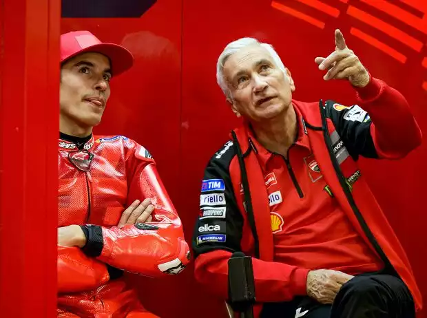 Marc Marquez und Davide Tardozzi Titel-Bild zur News: Marc Marquez und Davide Tardozzi