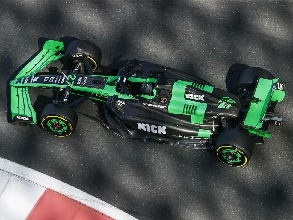 Nico Hülkenberg beim Formel-1-Test in Abu Dhabi 2024