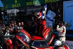 Felipe Nasr, Nick Tandy und Laurens Vanthoor 