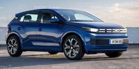 Dacia Sandero (2027) im Rendering von Motor1.com