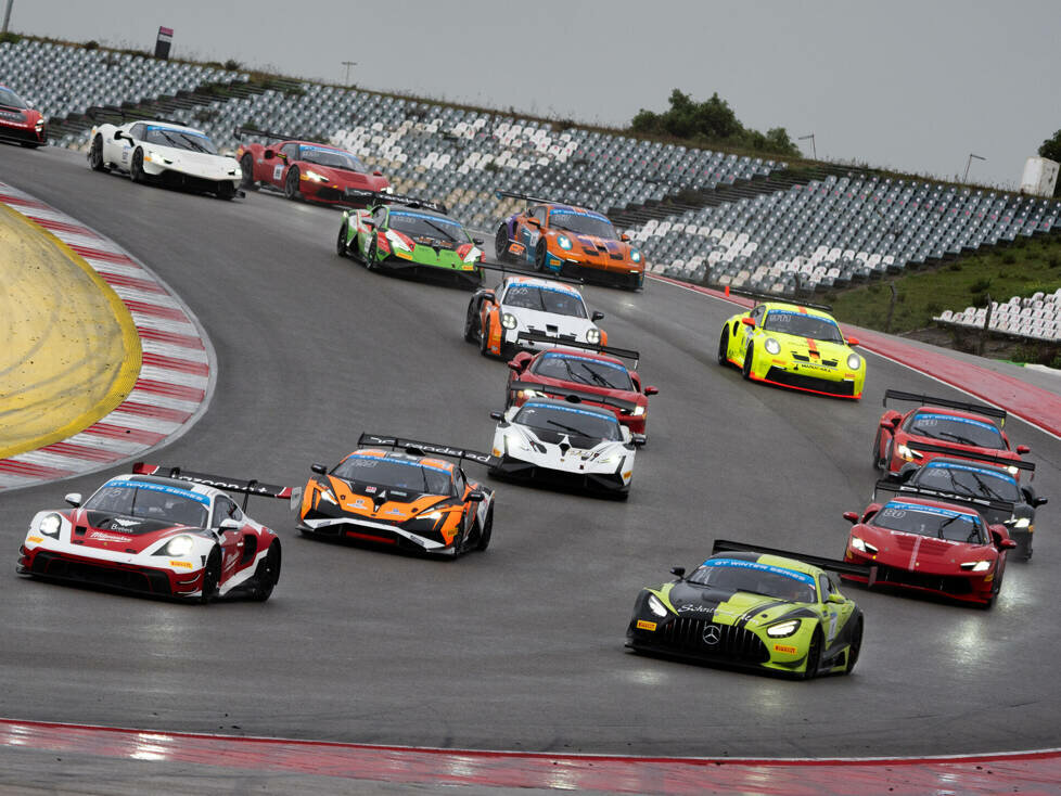 Die GT-Winter-Series in Portimao wurde vom wechselhaften Wetter dominiert