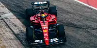 Lewis Hamilton testet den Ferrari SF-23 in Barcelona