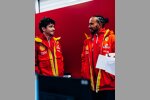 Charles Leclerc und Lewis Hamilton (Ferrari)