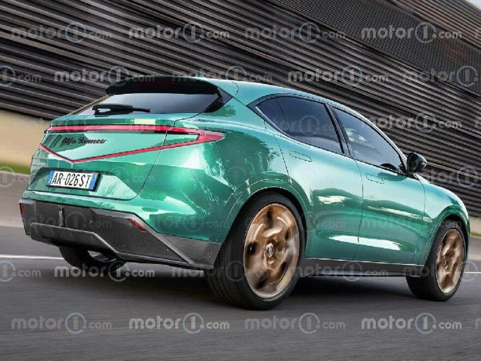 Rendering der nächsten Generation des Alfa Romeo Stelvio von Motor1