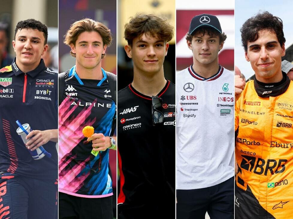 Die Formel-1-Rookies der Saison 2025: Hadjar, Doohan, Bearman, Antonelli, Bortoleto