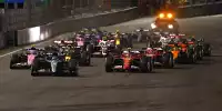 Der Start zum Formel-1-Rennen in Las Vegas 2024