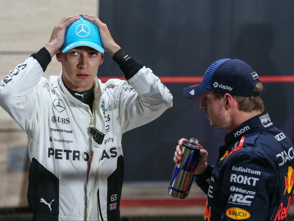 Max Verstappen, George Russell