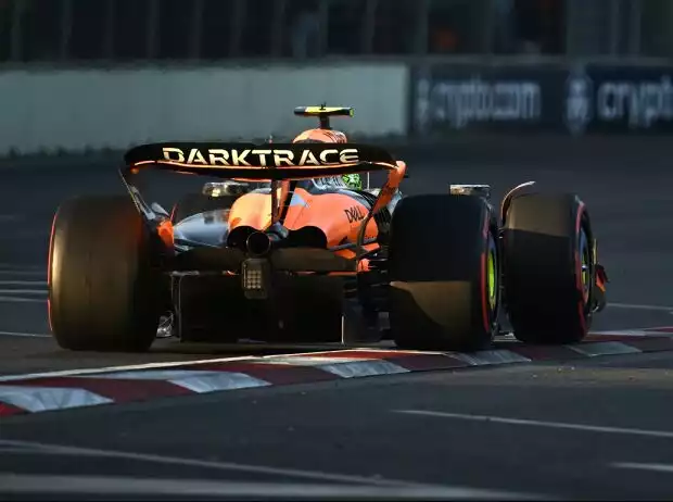 Lando Norris (McLaren MCL38) beim Formel-1-Rennen in Baku 2024 Titel-Bild zur News: Lando Norris (McLaren MCL38) beim Formel-1-Rennen in Baku 2024