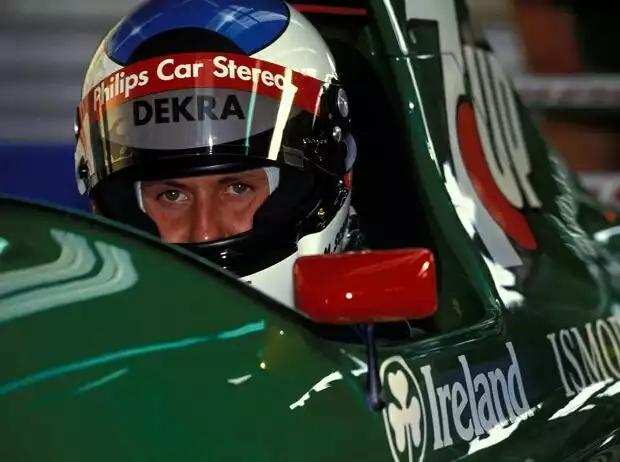 Michael Schumacher beim Formel-1-Rennen in Belgien 1991 Titel-Bild zur News: Michael Schumacher beim Formel-1-Rennen in Belgien 1991