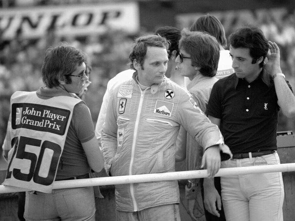 Helmut Zwickl und Niki Lauda