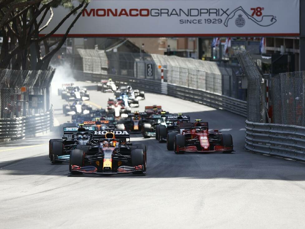 Formel-1-Start in Monaco in der Saison 2021