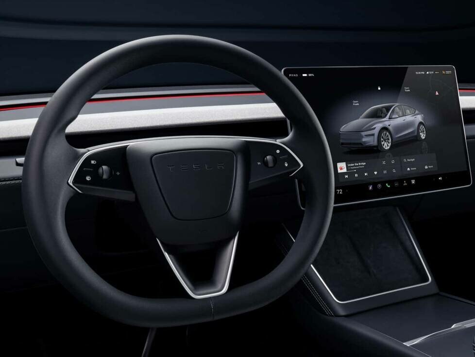 Innenraum des Tesla Model Y