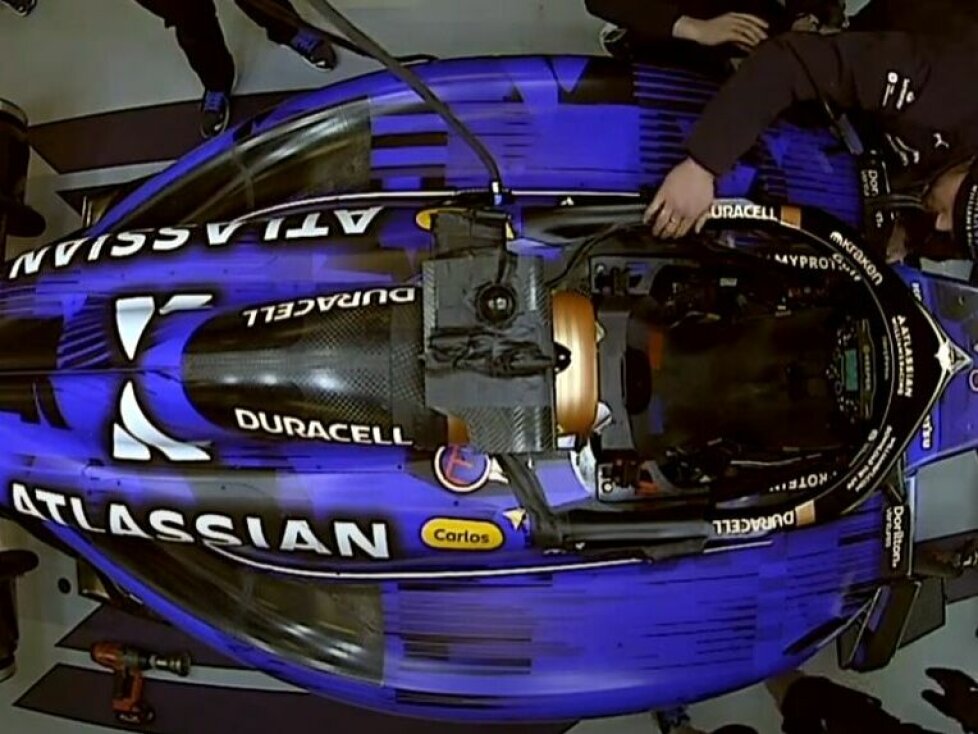 Interimslackierung des Williams FW47