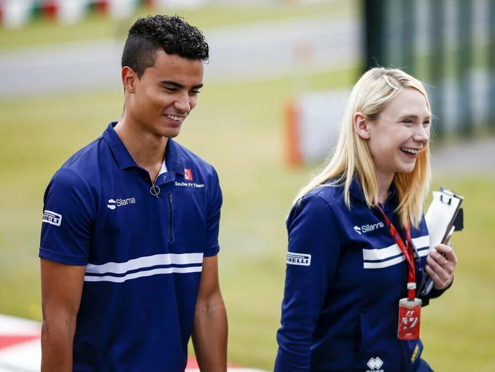 Pascal Wehrlein und Ruth Buscombe