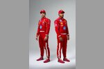 Charles Leclerc (Ferrari) und Lewis Hamilton (Ferrari)