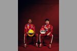 Lewis Hamilton (Ferrari) und Charles Leclerc (Ferrari)