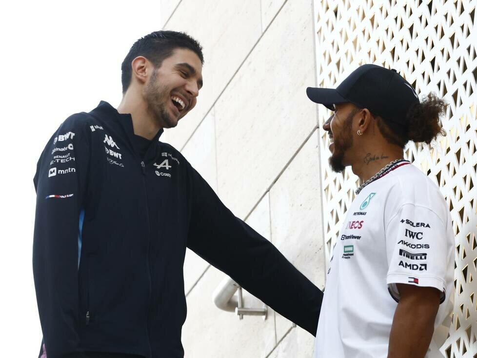 Esteban Ocon, Lewis Hamilton
