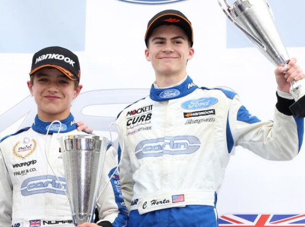 Man kennt sich gut: In der Formel 3 fuhr Colton Herta bei Carlin mit Lando Norris Man kennt sich gut: In der Formel 3 fuhr Colton Herta bei Carlin mit Lando Norris