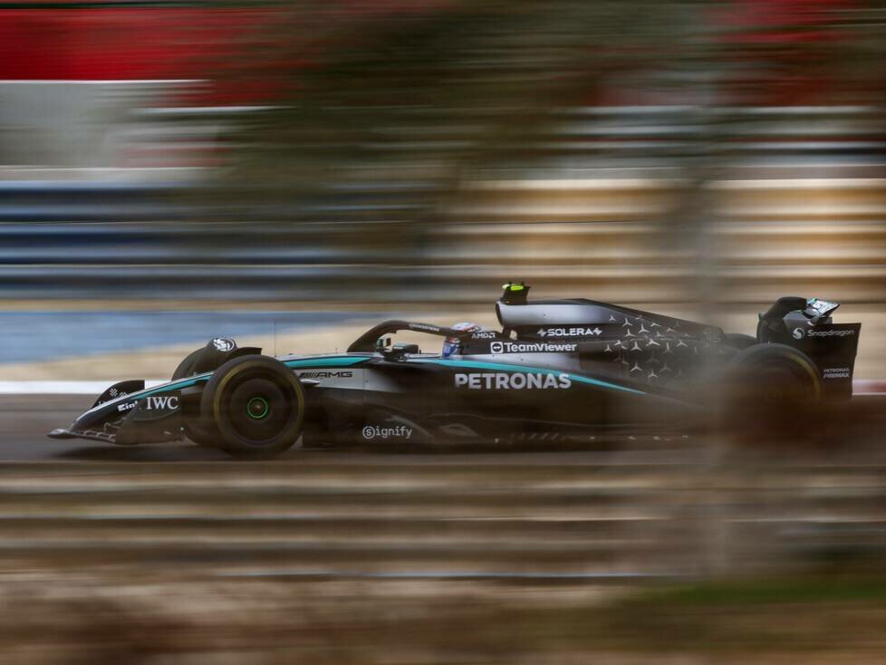 Andrea Kimi Antonelli (Mercedes W16) beim Formel-1-Test in Bahrain 2025