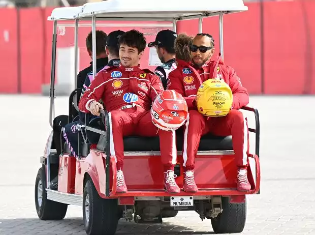 Charles Leclerc, Lewis Hamilton Titel-Bild zur News: Charles Leclerc, Lewis Hamilton