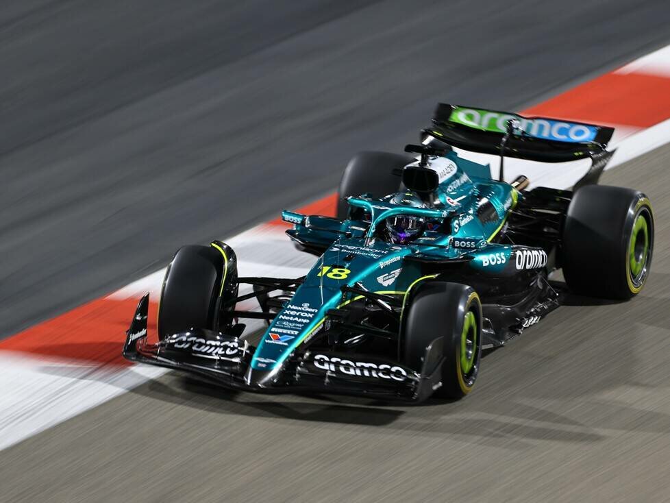 Lance Stroll im Aston Martin AMR25 beim Formel-1-Test in Bahrain 2025