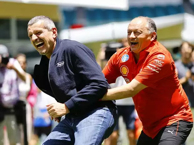 Günther Steiner Fred Vasseur Titel-Bild zur News: Günther Steiner Fred Vasseur