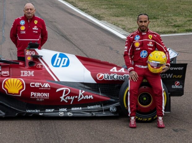 Wiedervereint: Teamchef Fred Vasseur kennt Lewis Hamilton schon lange Wiedervereint: Teamchef Fred Vasseur kennt Lewis Hamilton schon lange