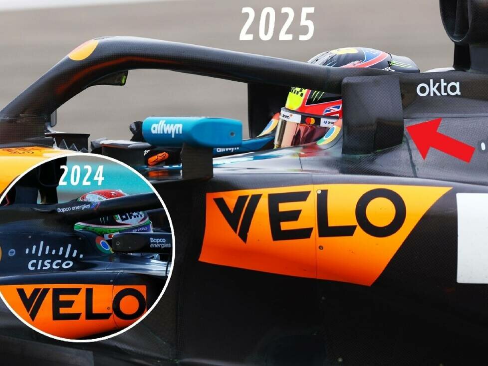 McLaren MCL39 mit neuem Cockpit-Winglet