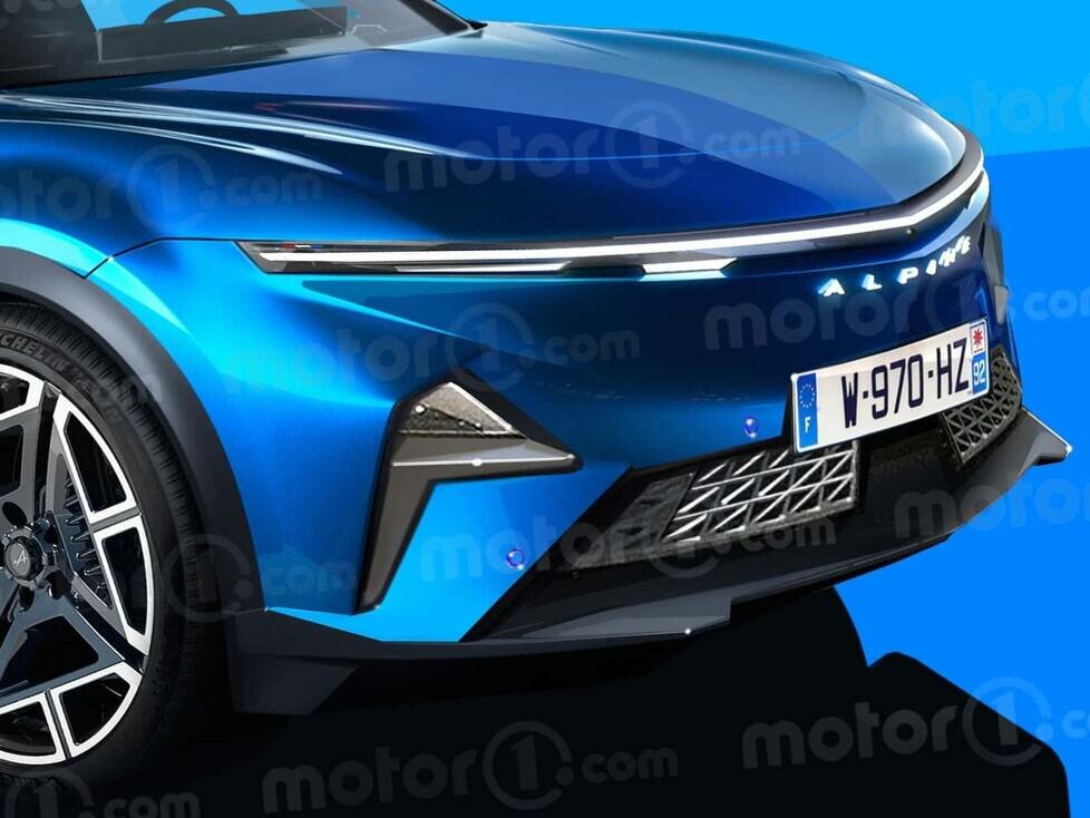 Alpine A390 (2025) gerendert von Motor1.com