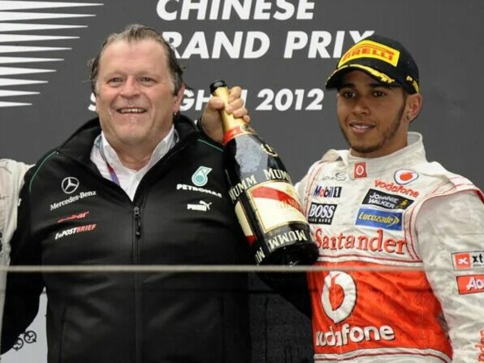 Norbert Haug, Lewis Hamilton