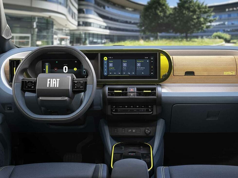 Fiat Grande Panda, der Innenraum
