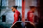 Lewis Hamilton bei einem Ferrari-Event in Mailand