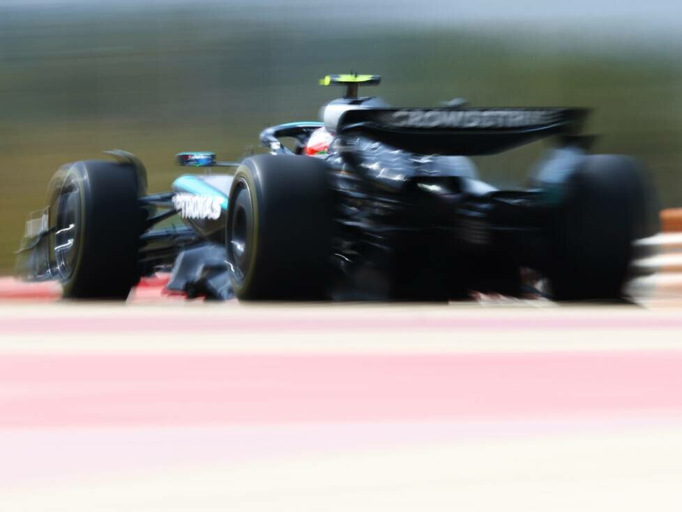 Andrea Kimi Antonelli (Mercedes W16) beim Formel-1-Test in Bahrain 2025