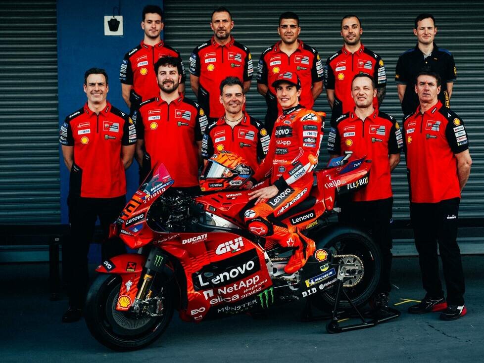 Die Crew von Marc Marquez