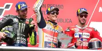 Bild zum Inhalt: Marc Marquez gegen Valentino Rossi: Die Rivalität, die in Argentinien eskalierte
