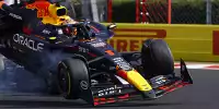 Max Verstappen (Red Bull RB20) kollidiert mit Lewis Hamilton (Mercedes W14) beim Formel-1-Rennen in Ungarn 2024