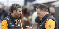 Andrea Stella und Zak Brown